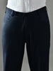 Regular Fit Twill Pants (Navy Blue)