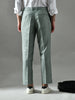 Regular Fit Tweed Pants (Green & Cream)