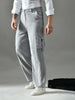 Regular Fit Corduroy Cargo Pants (Light Grey)