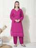 ayat, schiffli pakistani suit (Magenta)