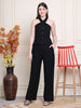 Kimi, Slim Fit Western Wear top (Black)