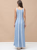 JULIET, LATTE CREPE Dress (POWDER BLUE)