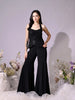 Kaila Black Sequins Indo-Western Sharara Set (Black)