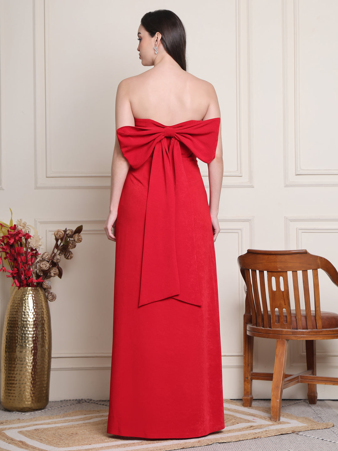 red dress western wear Wrangler Red Strappy Tiered Women's Dress 112365032