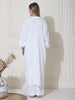 Aina, Crushed Hammer Pakistani Kurta Set (Clean-White)