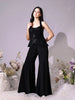 Kaila Black Sequins Indo-Western Sharara Set (Black)