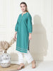 AGNES, Pakistani Kurti set(Green & White)