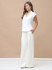 CEA, SATIN, INDO-Western Dress (Off-White)