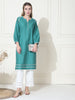 AGNES, Pakistani Kurti set(Green & White)