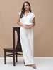 CEA, SATIN, INDO-Western Dress (Off-White)