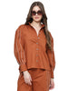 reina, lycra poplin co-ord set (rust orange)