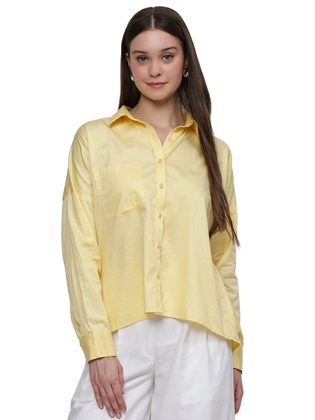 betsy, poplin cotton shirt only (Yellow)