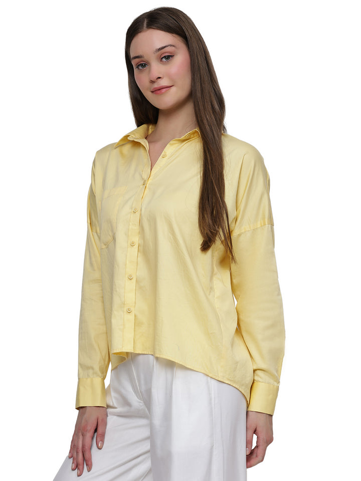 betsy, poplin cotton shirt only (Yellow)