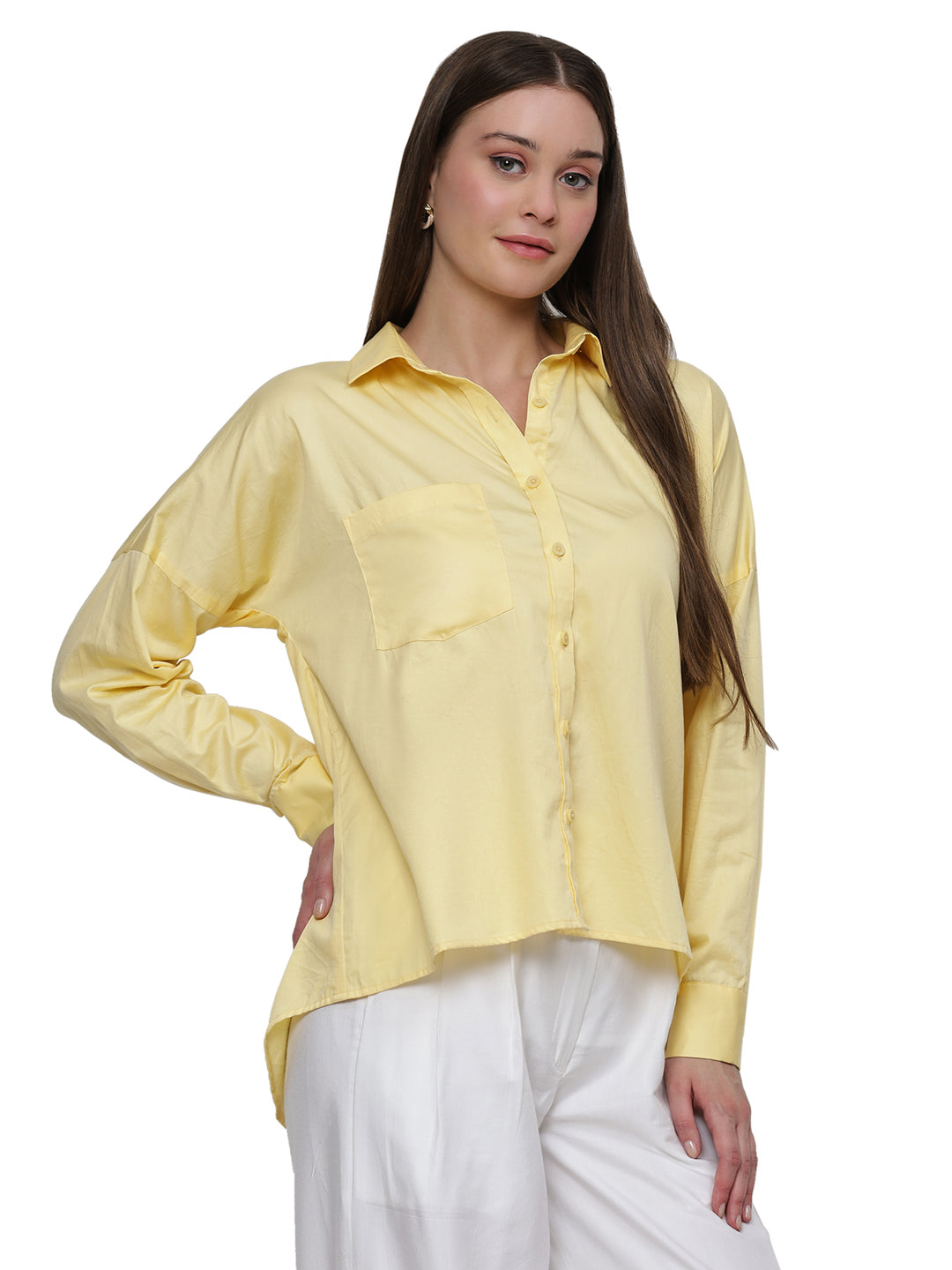 betsy, poplin cotton shirt only (Yellow)