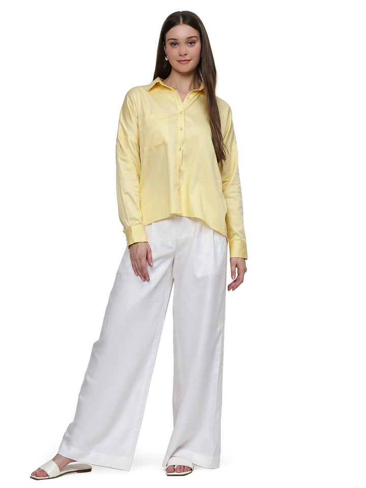 betsy, poplin cotton shirt only (Yellow)