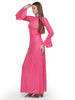 Ruhani, burn out jersey dress (Hot-Pink)