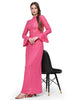 Ruhani, burn out jersey dress (Hot-Pink)