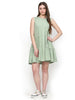 raha, rayon dress (Sage green)