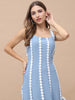 JULIET, LATTE CREPE Dress (POWDER BLUE)