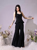 Kaila Black Sequins Indo-Western Sharara Set (Black)