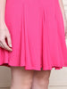 MAEVE Pink Asymmetric Georgette Dress