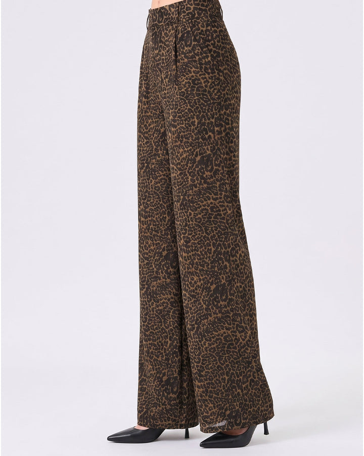 Mysha Leopard Print Trouser – Brown
