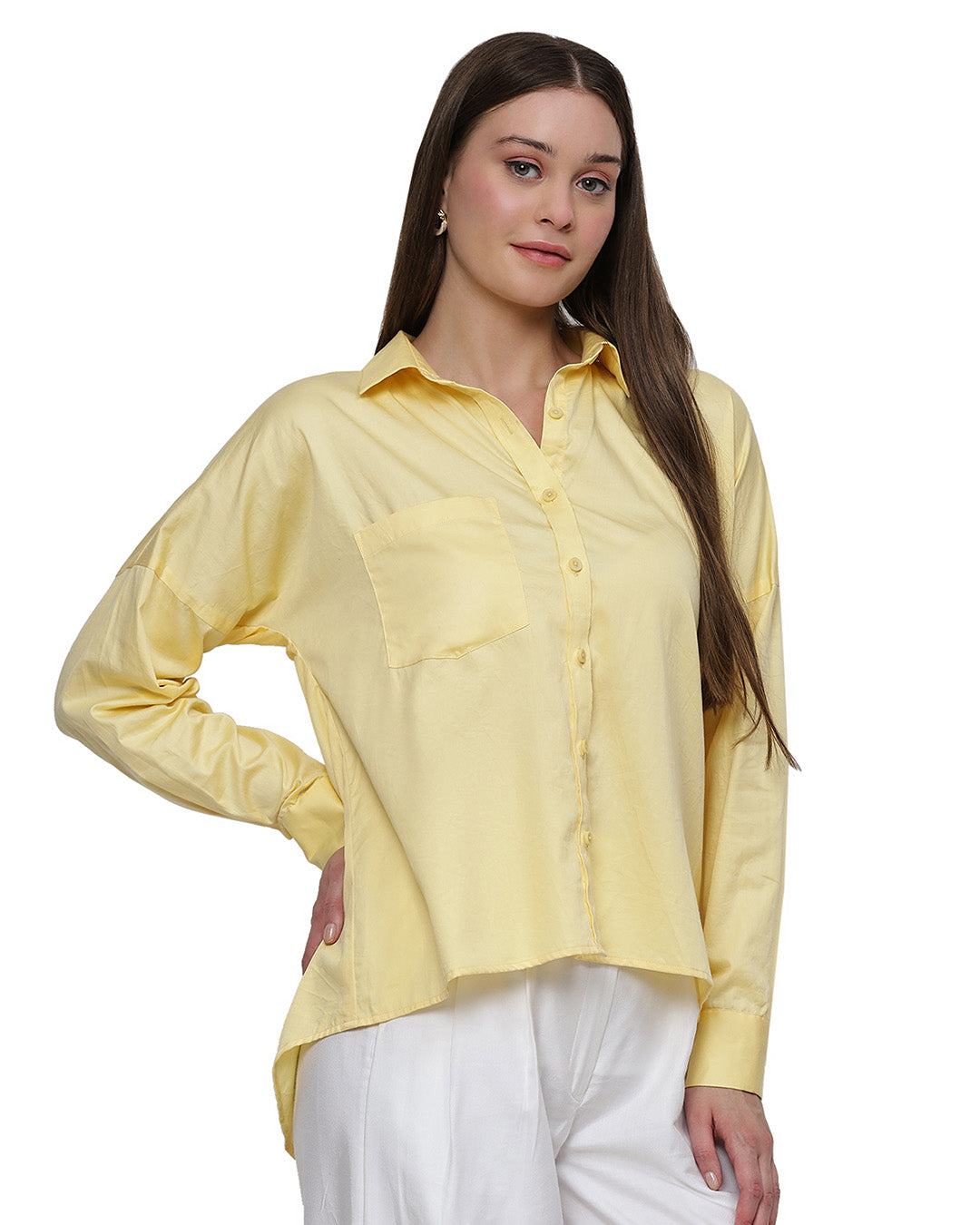 betsy, poplin cotton shirt only (Yellow)