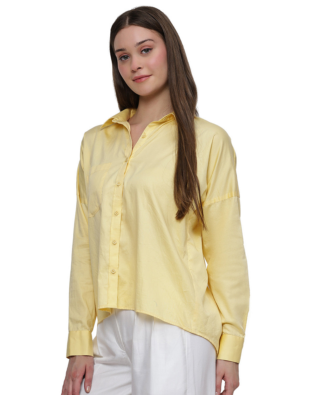 betsy, poplin cotton shirt only (Yellow)