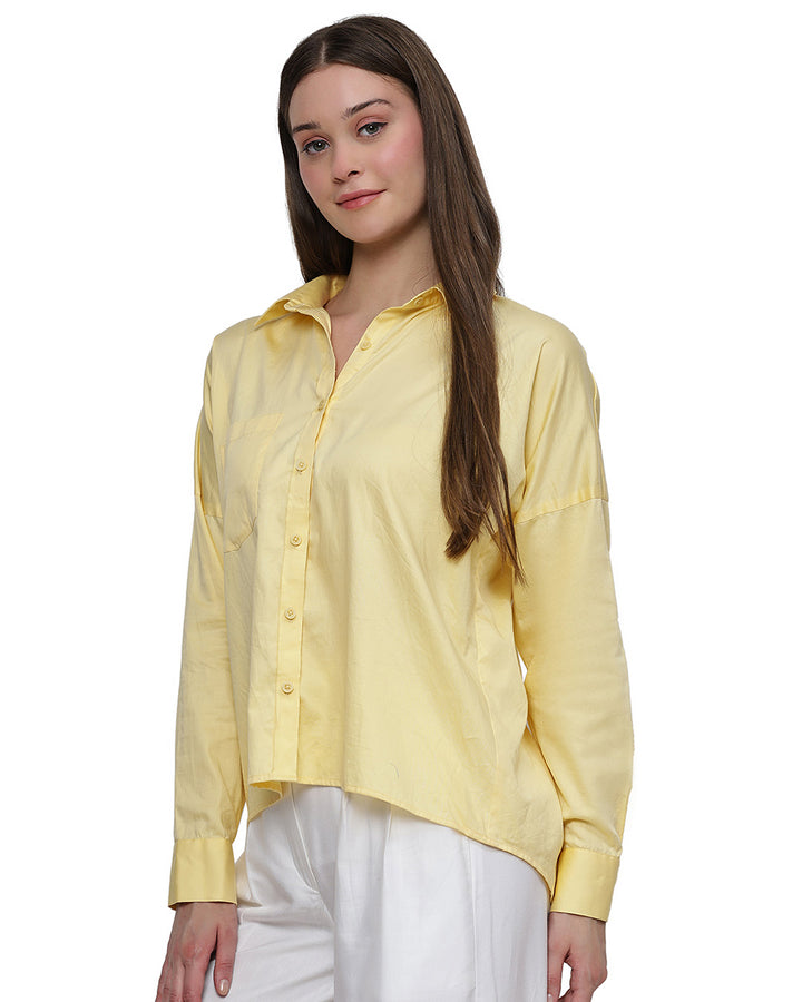betsy, poplin cotton shirt only (Yellow)