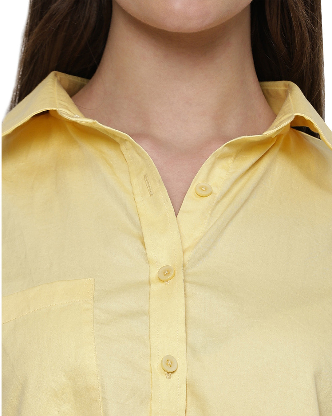 betsy, poplin cotton shirt only (Yellow)