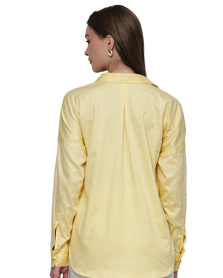 betsy, poplin cotton shirt only (Yellow)