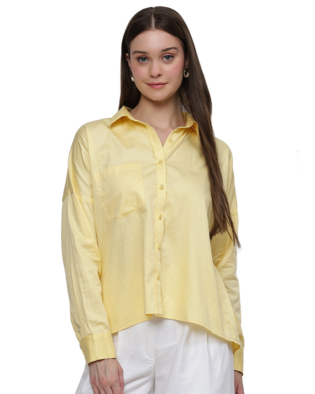 betsy, poplin cotton shirt only (Yellow)
