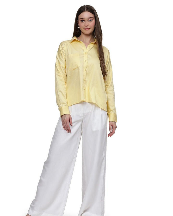 betsy, poplin cotton shirt only (Yellow)