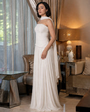 Mae Indo-Western Skirt Set (White)