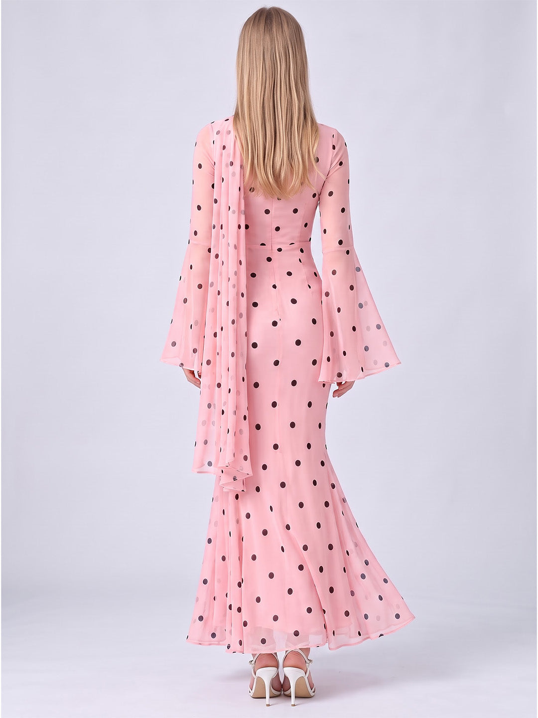 RUSSELL PINK POLKA DOT DRESS