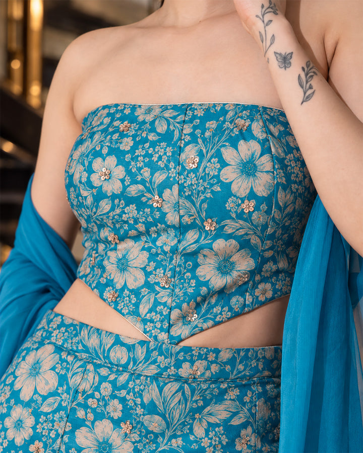 KYRE Corset Sharara Set