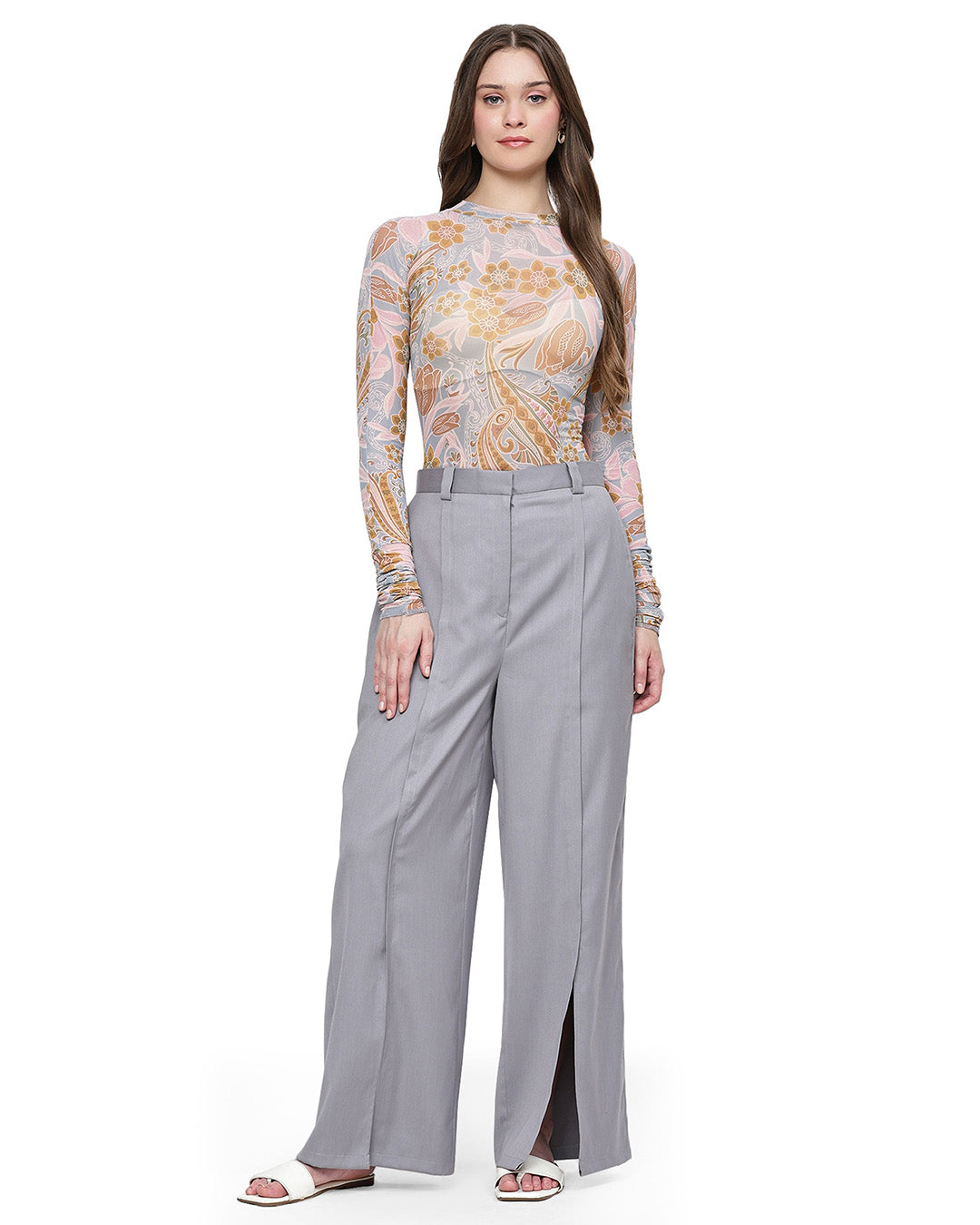 Ciara, Western Wear Trouser Only (Gray)