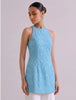 Anahi Blue Chikankari Kurti