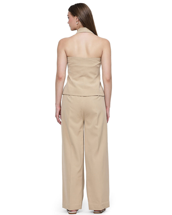 Camelie, Crepe Co-Ord Set (Caramel)