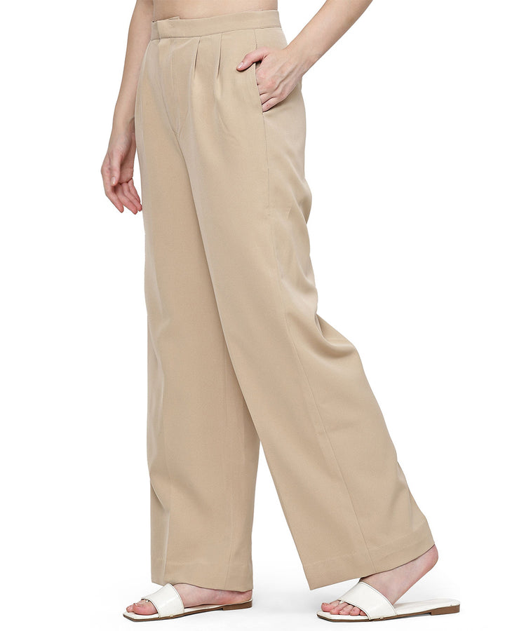Camelie, Crepe Co-Ord Set (Caramel)