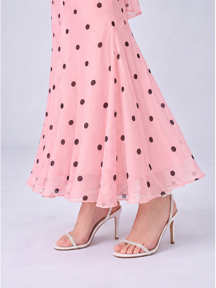 RUSSELL PINK POLKA DOT DRESS