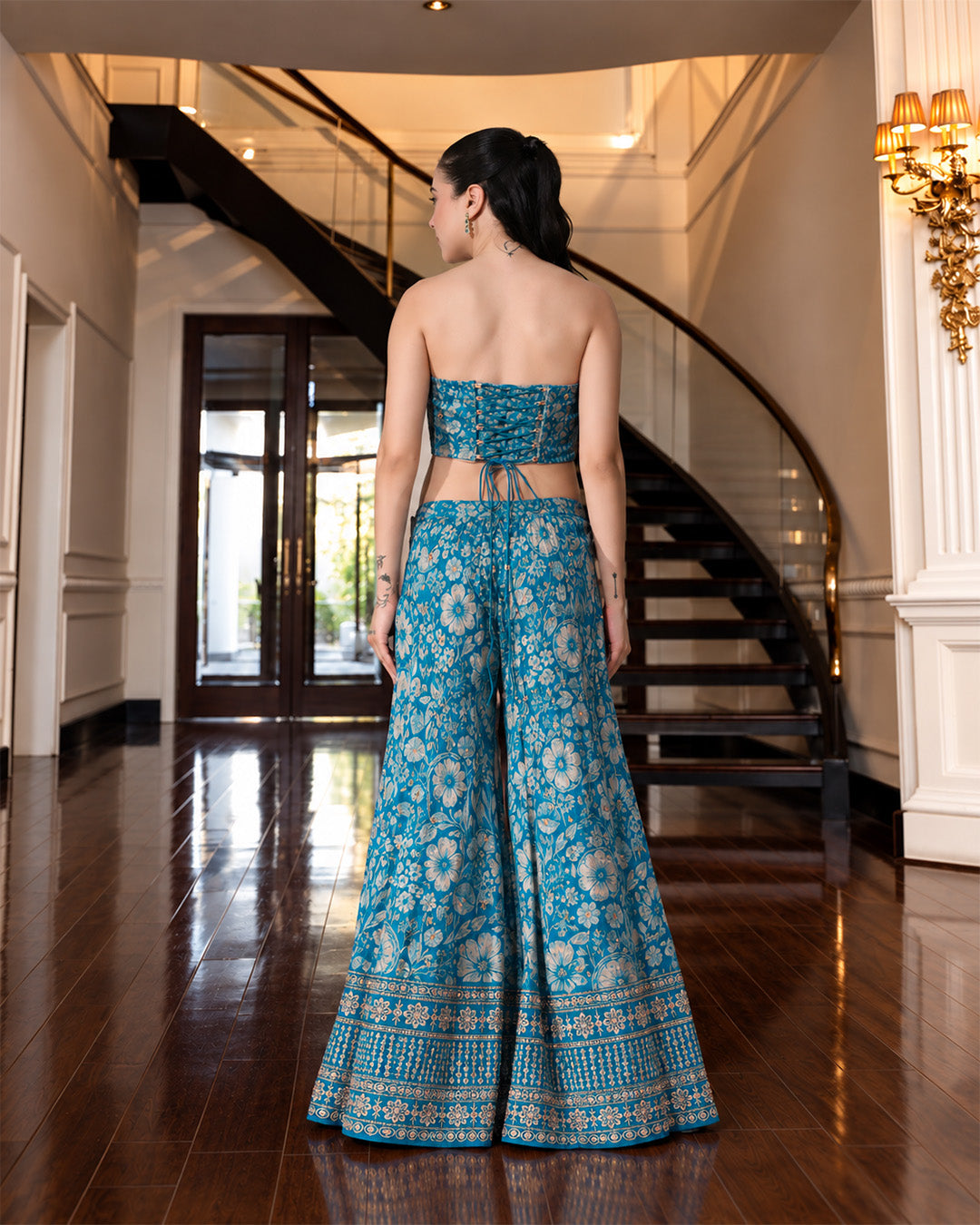 KYRE Corset Sharara Set