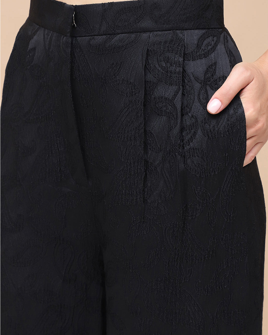 JEA, Satin co-ord set (Black)