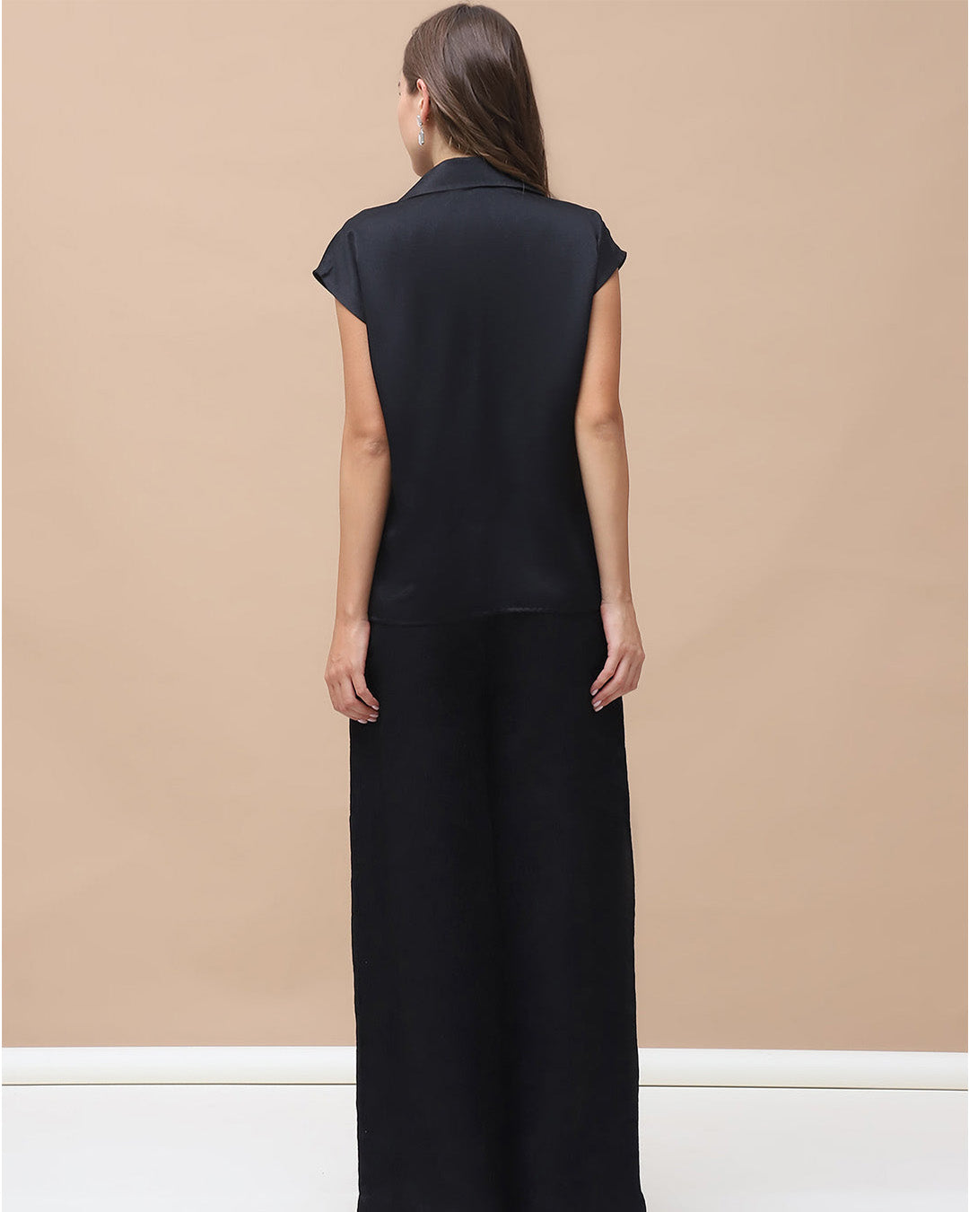 JEA, Satin co-ord set (Black)