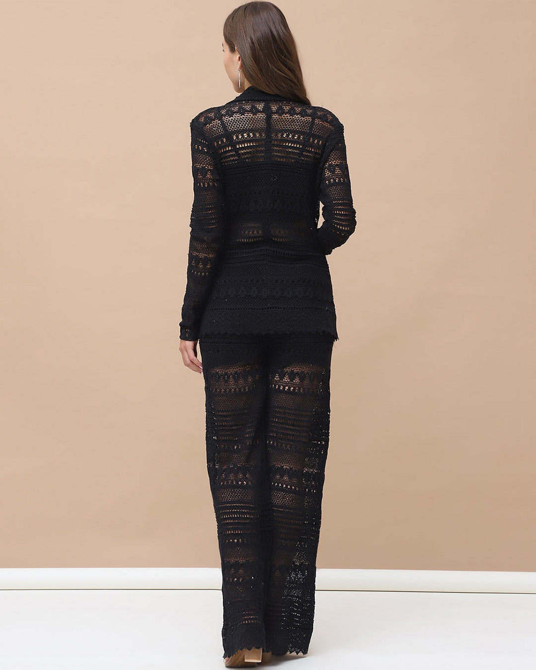 LOUIE, Crochet Co-ord set (Black)