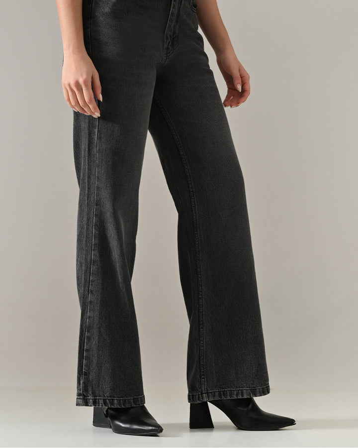 ASH STATEMENT BACK POCKET DENIM PANTS