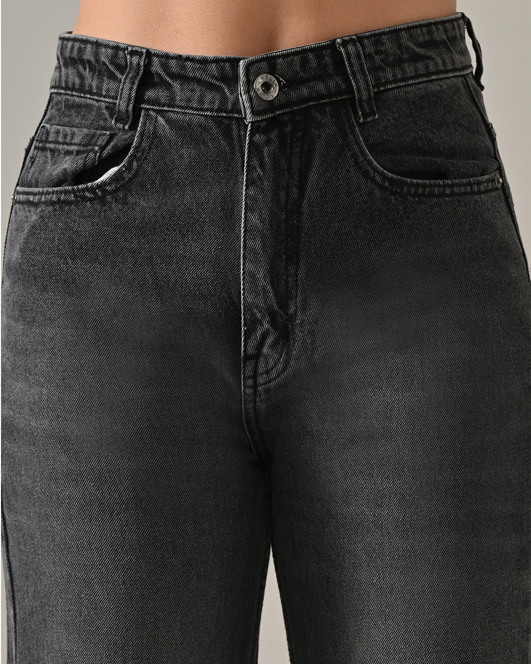 ASH STATEMENT BACK POCKET DENIM PANTS