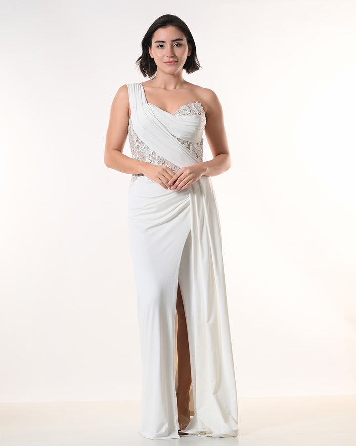 VALENCIA, Western Dress (White)