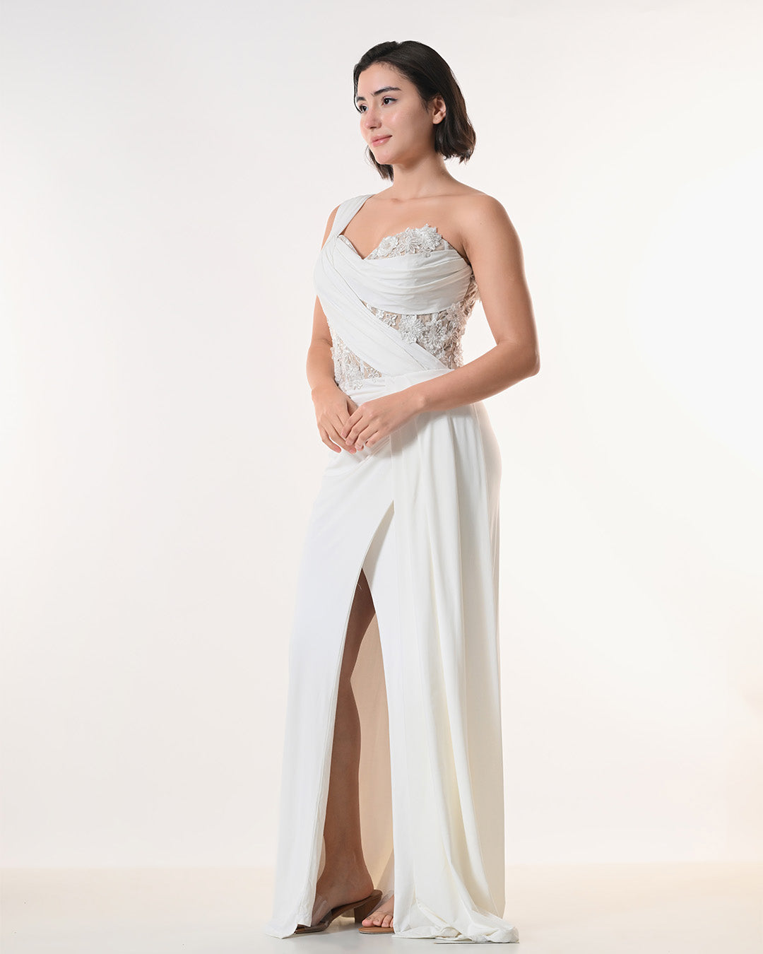 VALENCIA, Western Dress (White)