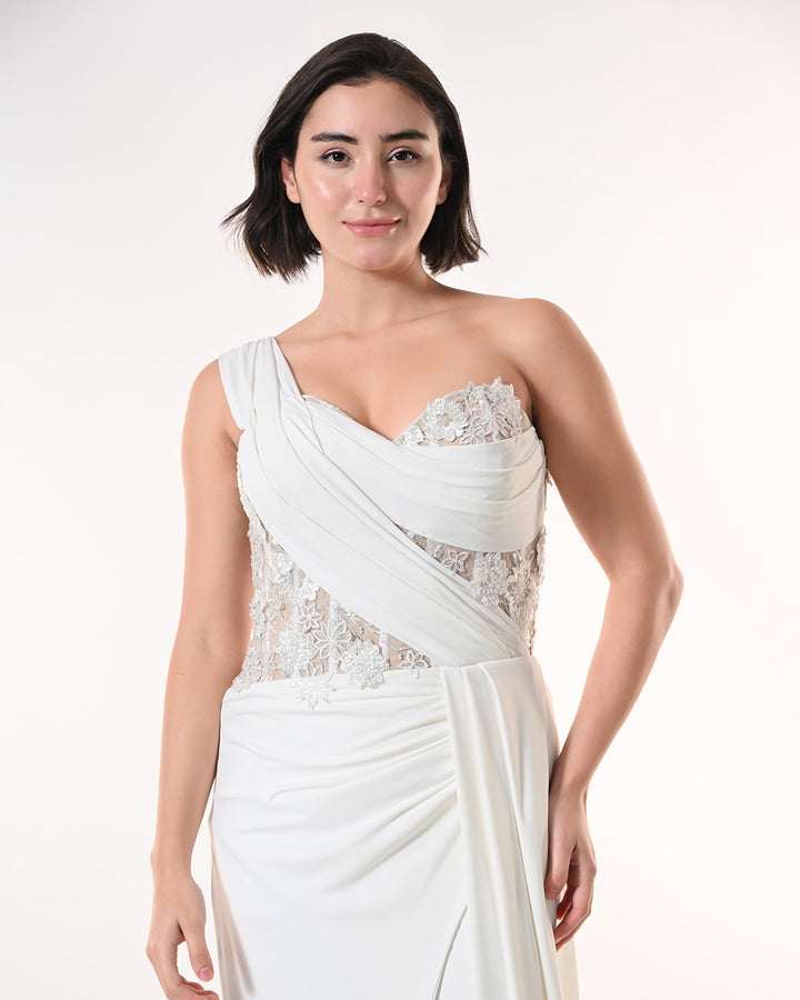 VALENCIA, Western Dress (White)
